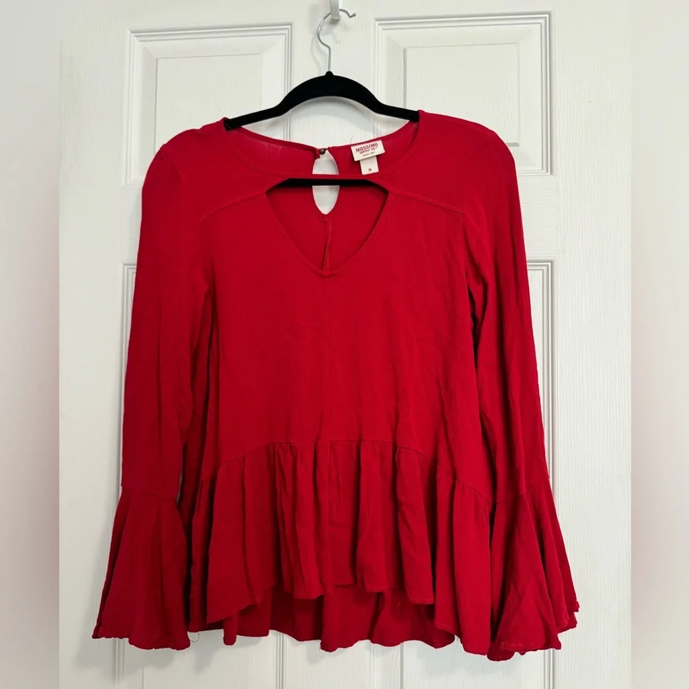 Mossimo 70s Flare Sleeve Shirt - Picture 1 of 3
